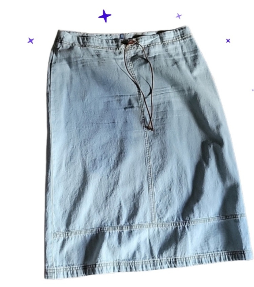 Vintage Studio A-line Denim Skirt